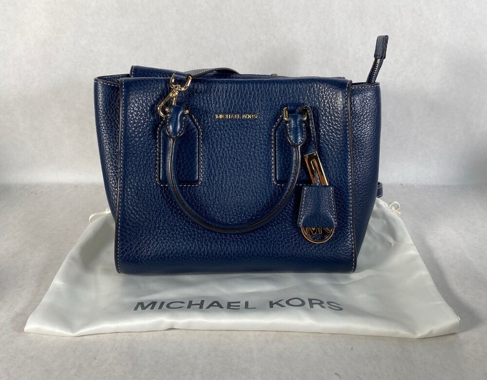 Michael Kors Selby Medium Satchel Handbag $350 MSRP Leather Purse